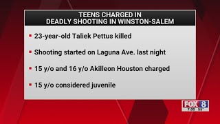 2 teens charged with murder after fatal shooting in Winston-Salem, police say