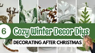 Get Cozy With These Winter Decor Diys / Decorating After Christmas