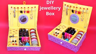 DIY: Bangle Box making at Home with waste Cardboard box| Best out of waste | Easy Jewellery box