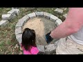 1 hour diy fire pit build a fire ring with the making life