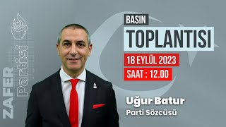 Parti Sözcümüz Uğur Batur, partimizin gündeme ilişkin görüşlerini kamuoyu ile paylaşıyor.