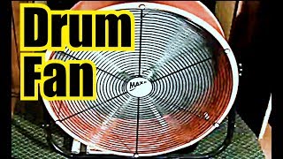 Barrel Fan Noise 10 Hours FAN SLEEP SOUNDS = Drum Fan Sound