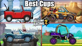 Every Vehicle Best Cups Part #1 - Hill Climb Racing 2