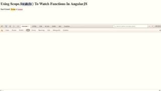 Angularjs scope watch tutorial