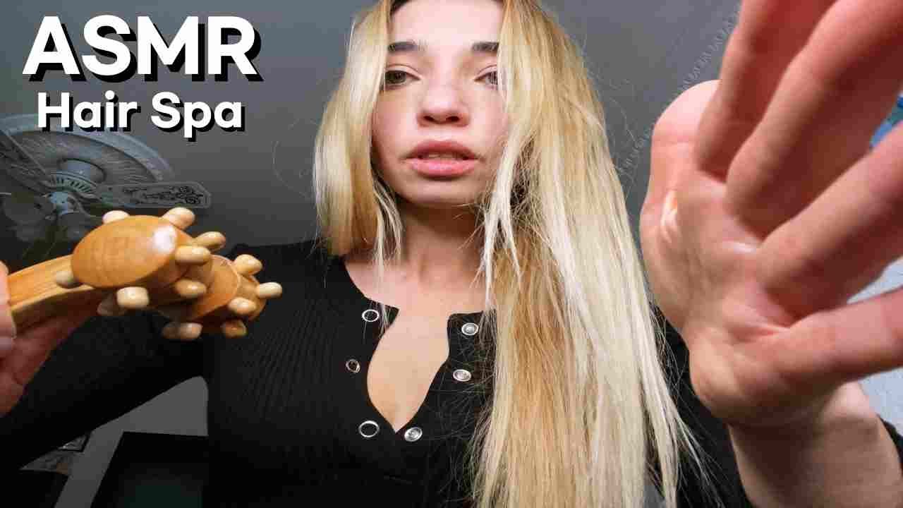 ASMR Sleep Inducing Hair Spa - YouTube