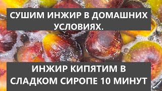 СУШИМ ИНЖИР В ДОМАШНИХ УСЛОВИЯХ.