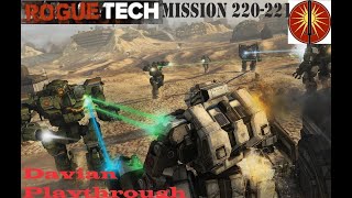 Salvaging A New Mech! RogueTech: Lance-A-Lot Update - Davian Start - Mission 220 221