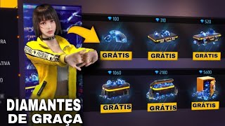 DESCOBRI O MELHOR BUG PARA GANHAR DIAMANTES DE GRAÇA NO FREE FIRE 😍