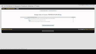 Adding students into a Moodle Course