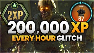 Earn 200,000 XP Per Hour WHILE AFK This 2XP Weekend! | BO6 Zombies Glitch