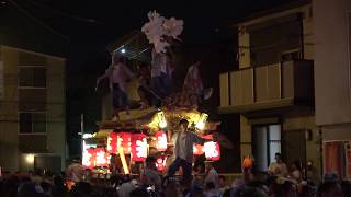 2018.7.13 杭全神社宮入り ５番 流町 平野郷 夏祭り