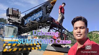 UNBOXING SUMITOMO CRANE NEW UNIT..hitachi sumitomo