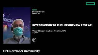 INtroduction to HPE OneView REST API