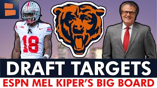 Chicago Bears Draft Targets From ESPN Mel Kiper’s 2024 NFL Draft Big Board