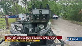 Body of missing Tampa mom believed to have been found