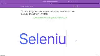 Scraping Simple Text with Selenium | Automate Everything with Python