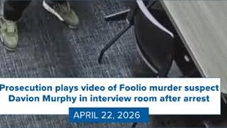 Prosecutors play video of Foolio murder suspect in interview room at trial