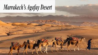 A Day trip from Marrakech to Agafay desert Morocco🇲🇦#desert#sunset#marrakesh