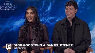 Dior Goodjohn & Daniel Diemer on Percy Jackson and the Olympians season 2 | Interview