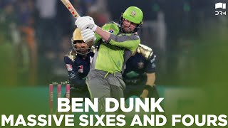 Ben Dunk Massive Sixes And Fours In HBL PSL 2020 | MB2T