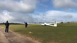 [無引擎的飛機] 滑翔機起飛 (方法一 : Winch) | [Engineless Flight] Glider Takeoff (Method 1 : Winch)