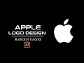 Apple Logo Design | Illustrator simple logo design | CreoPiX Academy