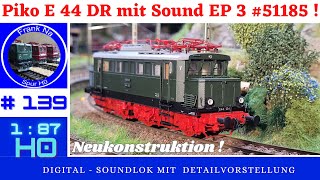 Piko E44 DR #51185 Sound  -  Neuheit 2024 / 25