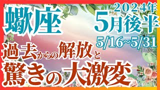 【蠍座】2024年5月後半の運勢～過去からの解放と驚きの大激変～