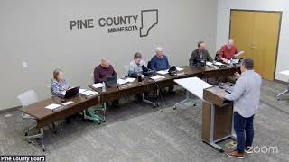 Pine County Board Meeting - May 19th, 2026