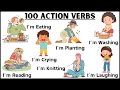 100 Action Verbs in English with Sentences | Action Verbs for Beginners | Daily Sentences | Verbs