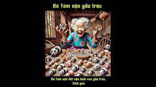 Bà Tám nặn gấu trúc #aistory #gemvideoai #funny #batam #giaitri #aishorts #ai #haihuoc #haixam #hai