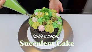 How to Make A Succulent Cake | CHELSWEETS