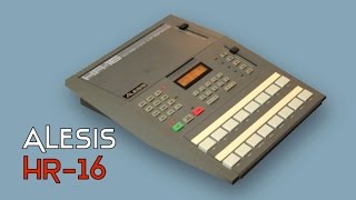 ALESIS HR-16 Vintage Drum Machine 1988 | HD DEMO