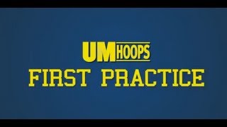 Michigan Basketball First Practice 2013-14