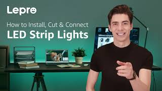 How to Install, Cut \u0026 Connect LED Strip Lights