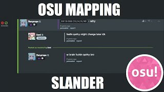 osu! Mapping Slander