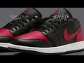 bred 2024 air jordan 1 low detailed look price