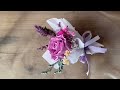 packing a custom made mini bouquet everything the customer wants