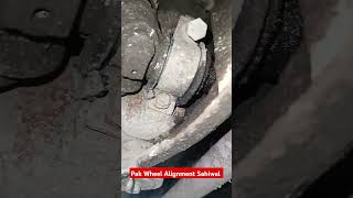 مہران کا ادھا سٹیرنگ فری گھومتا کیا  فالٹ  نکلا ویڈیو میں دیکھیں #wheelalignment #automobile