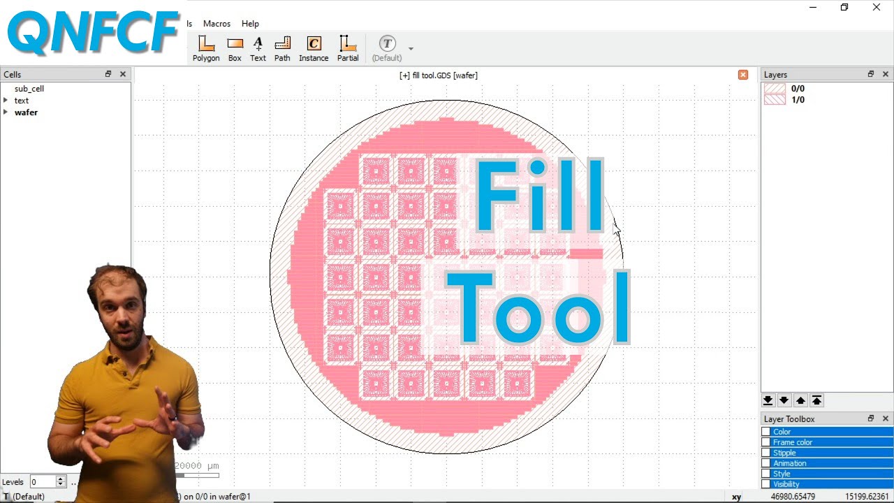 Klayout Tutorial 6 Fill Tool Youtube
