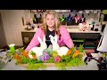 DIY Easter Bunny Centerpiece with Amber Marie and Company! Bring some Spring to your table!