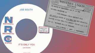 JOE SOUTH - It's Only You (1958) Rare Regional Hit