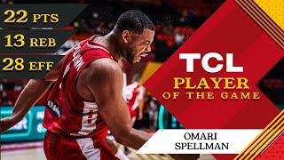 Omari Spellman (22 PTS) | TCL Player Of The Game | ANG vs LBN | FIBA OQT 2024 Spain