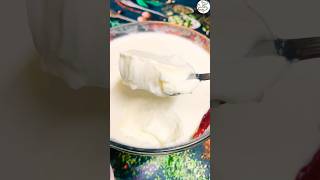 Homemade curd recipe| Perfect dahi jamane ka tarika #shorts