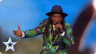 Welcome to the Isle of Wight! Derek Sandy brings sunshine to the stage | Auditions | BGT 2019