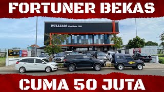 MOBIL BEKAS TAHUN 2023 FORTUNER SECOND MURAH 50 JUTA SHOWROOM WILLIAM MOBILINDO BEKASI TERMURAH NEGO