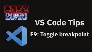 VS Code tips — Toggle breakpoint using F9