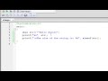 C Programming Tutorial - 61: Introduction to Strings