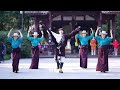 tibetan women dancing beautifully with beautiful song