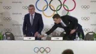 IOC president on Koreas, Japan Olympic resignation